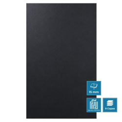 Tablero de madera hpl 15mm negro mate (2440 x 1220 mm)