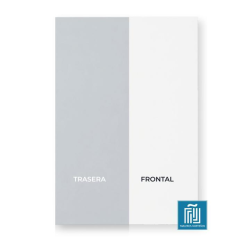 Tablero de madera hpl 5mm blanco/cemento (2440 x 1220 mm)