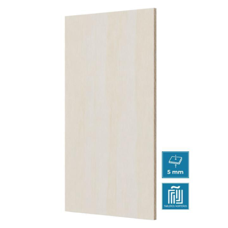 Tablero de madera crudo 5mm (2440 x 1220 mm)
