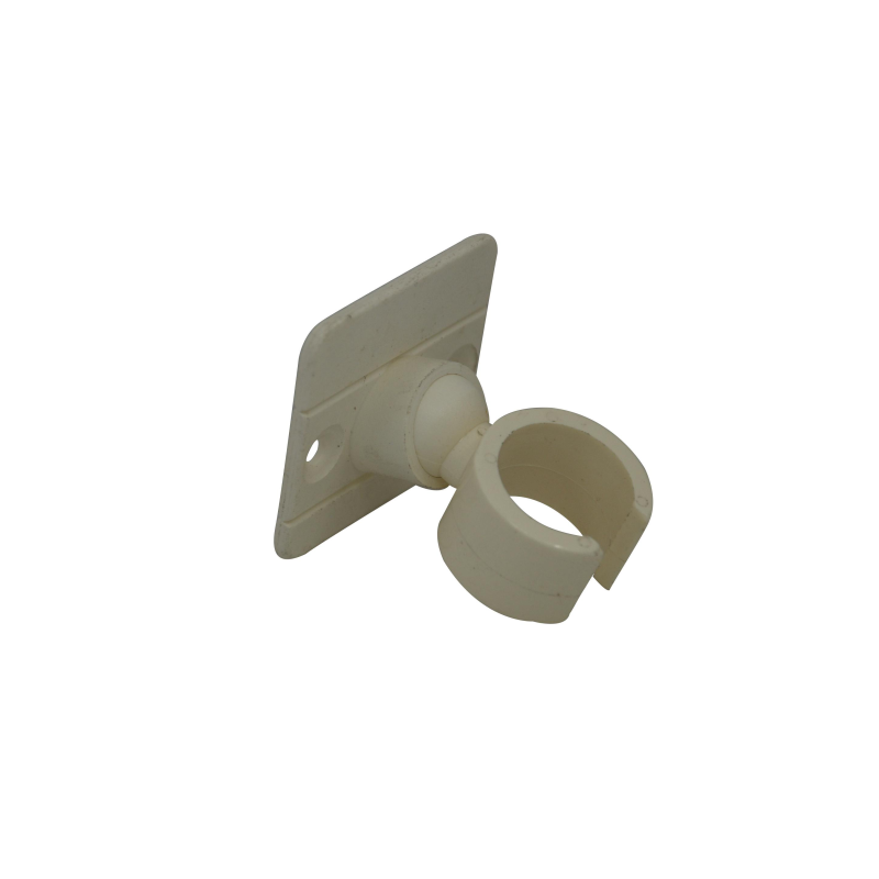 White shower r holder