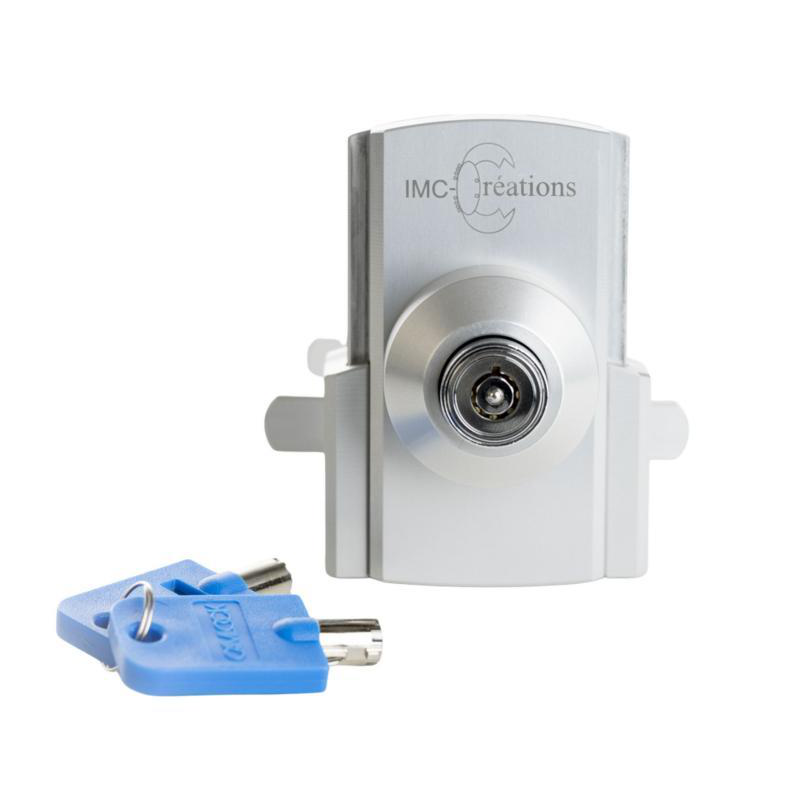 Cerradura imc de puerta habitÁculo autocaravana gris