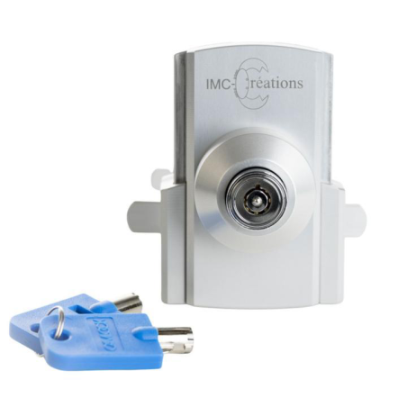 Cerradura imc de puerta habitÁculo autocaravana gris