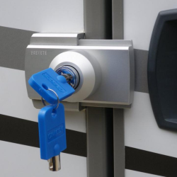 Cerradura imc de puerta habitÁculo autocaravana gris