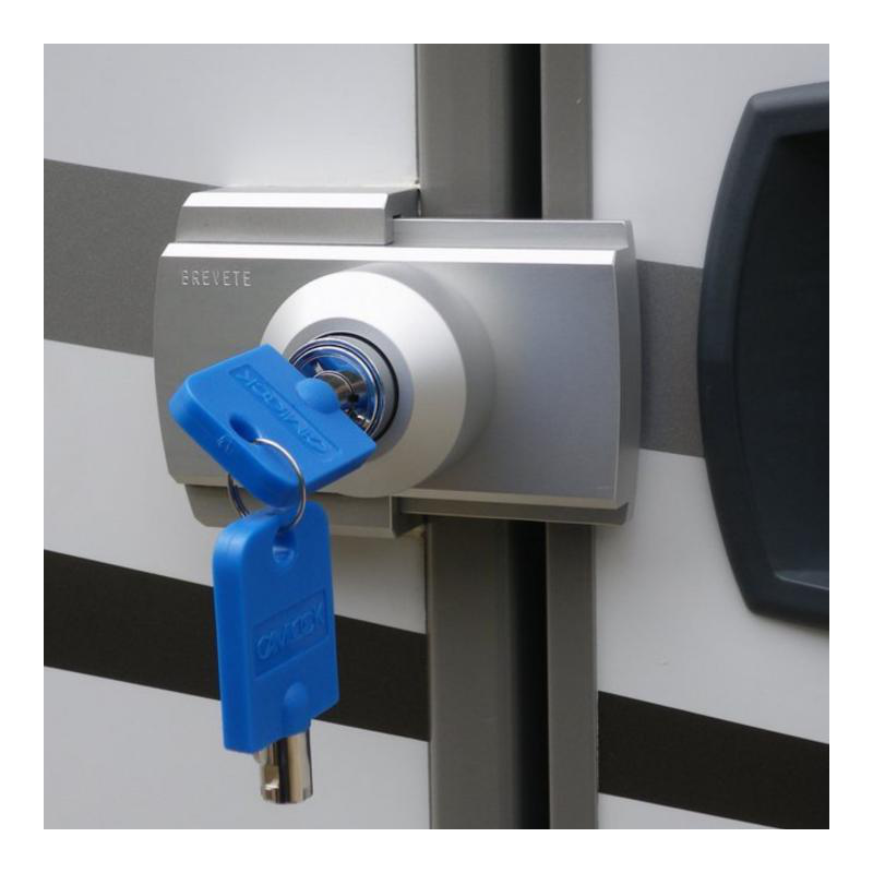Cerradura imc de puerta habitÁculo autocaravana gris