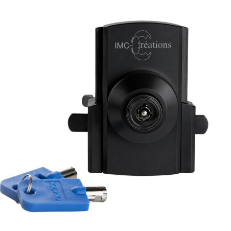 Cerradura imc de puerta habitÁculo autocaravana negra