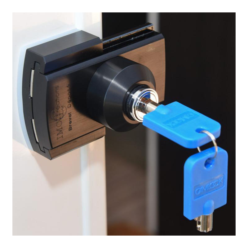 Cerradura imc de puerta habitÁculo autocaravana negra