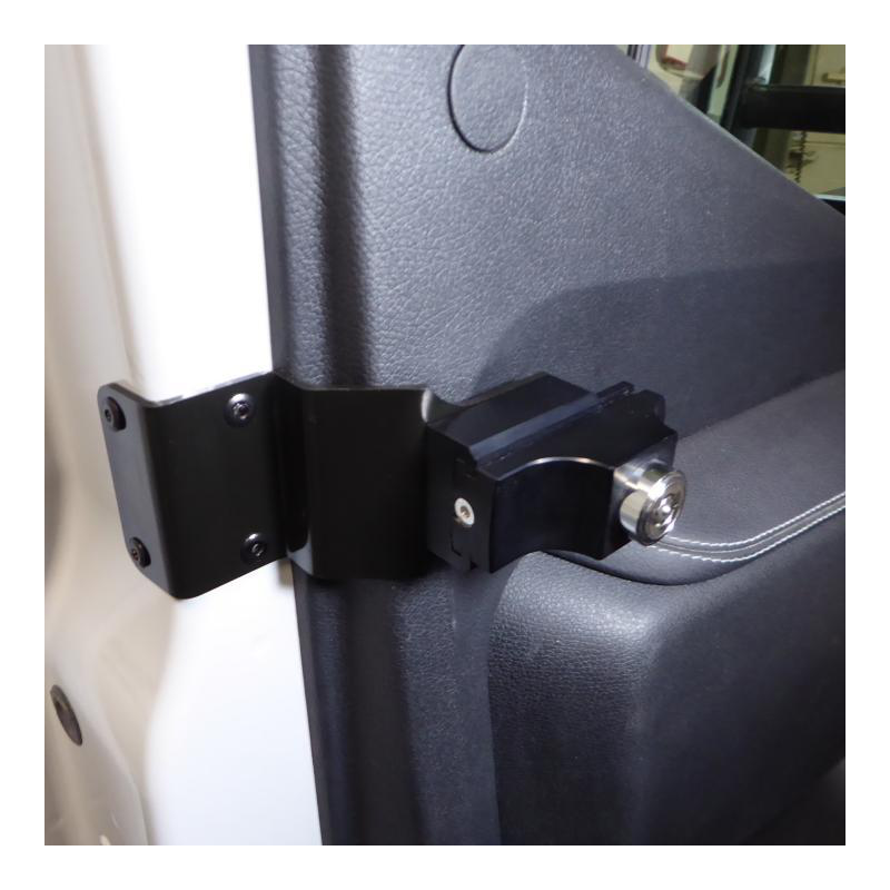 Juego de 2 cerraduras imc puerta delantera cabina mercedes sprinter negra