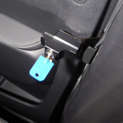 Juego de 2 cerraduras imc puerta delantera cabina mercedes sprinter negra