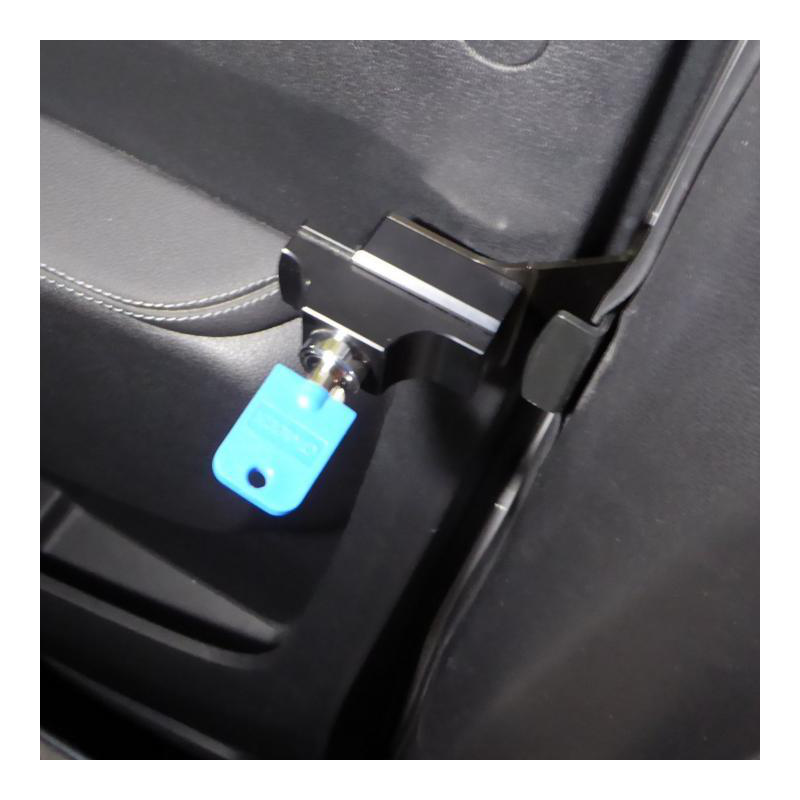 Juego de 2 cerraduras imc puerta delantera cabina mercedes sprinter negra