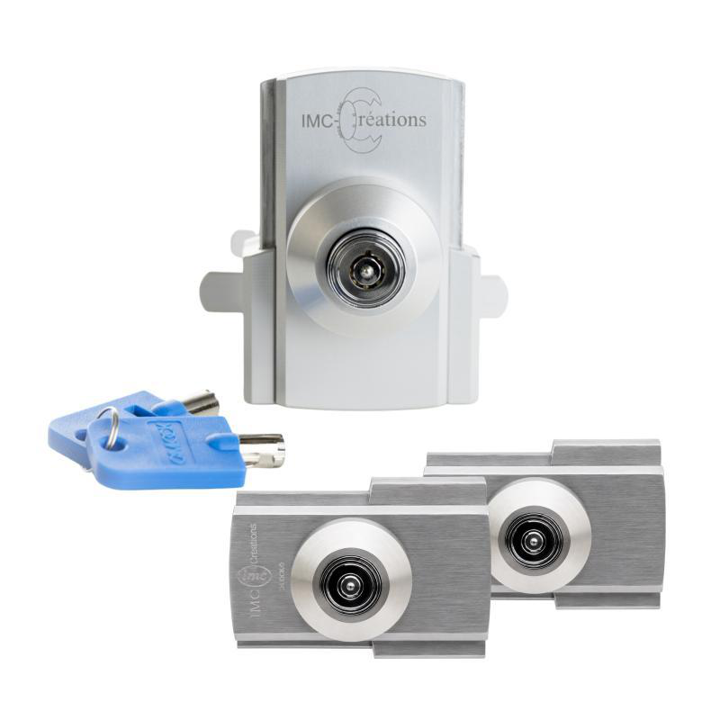 Kit cerradura puerta imc habitÁculo + 2 cerraduras portÓn (llaves iguales)