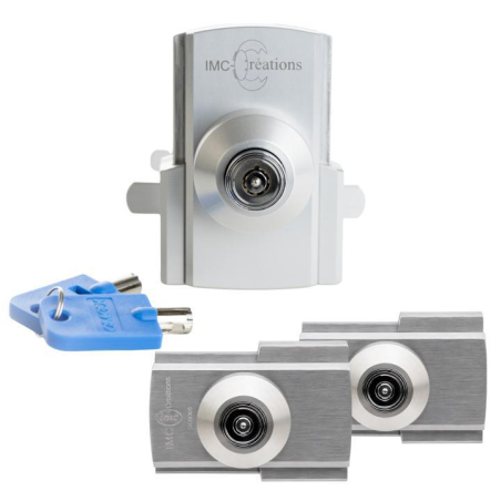 Kit cerradura puerta imc habitÁculo + 2 cerraduras portÓn (llaves iguales)