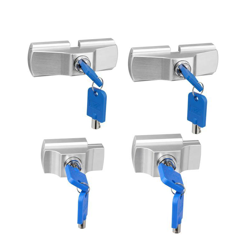 Kit cerraduras camper imc ford transit porton trasero + lateral + 2 cabina (llaves iguales)