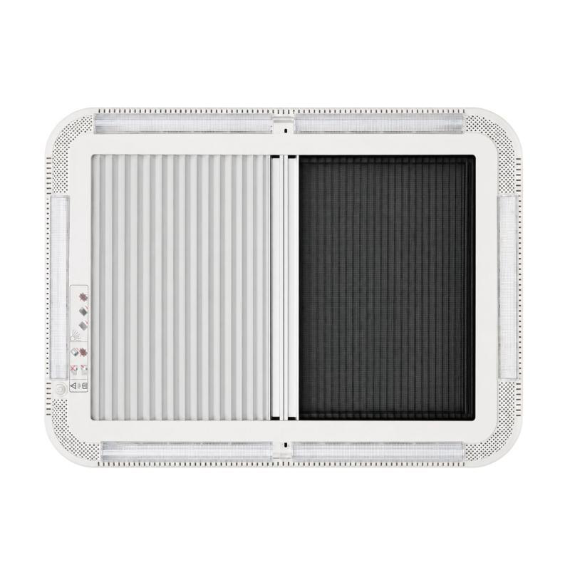 Claraboya 700 x 500 led vent. forzada