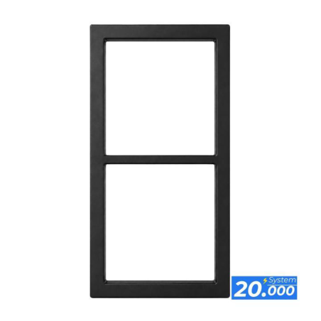 Marco doble negro (sistema 20.000)