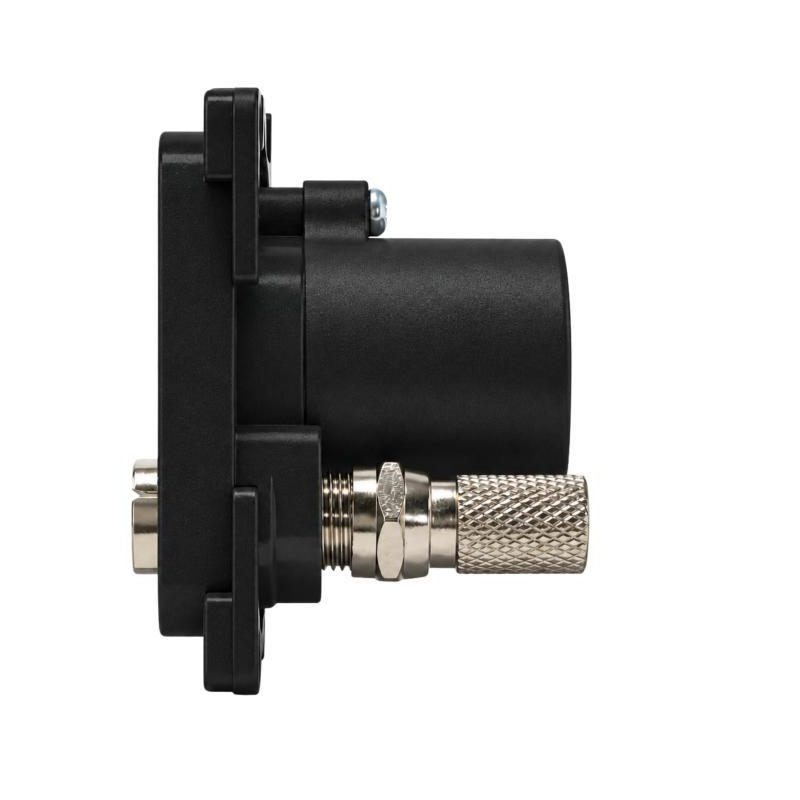 Enchufe 12v coche + antena tv negro (serie 10.000)