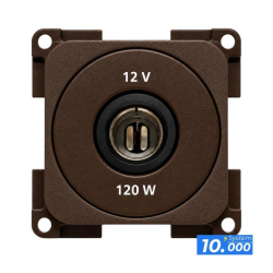 Enchufe 12v marron (sistema 10.000)