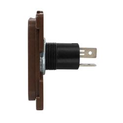 Prise 12v couleur marron