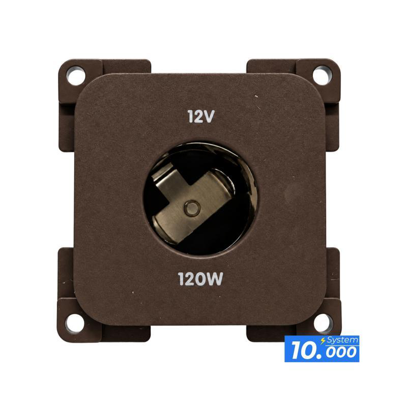 Steckdose 12v braun