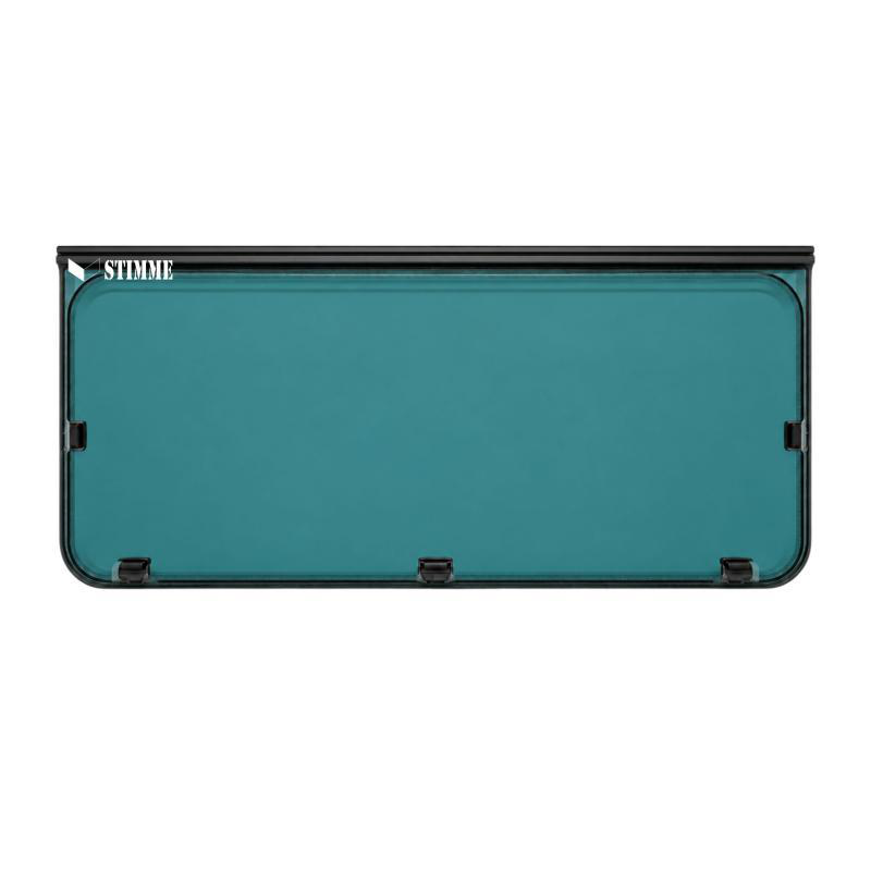 Ventana abatible adria 1.550x650 r.n. en tono azul