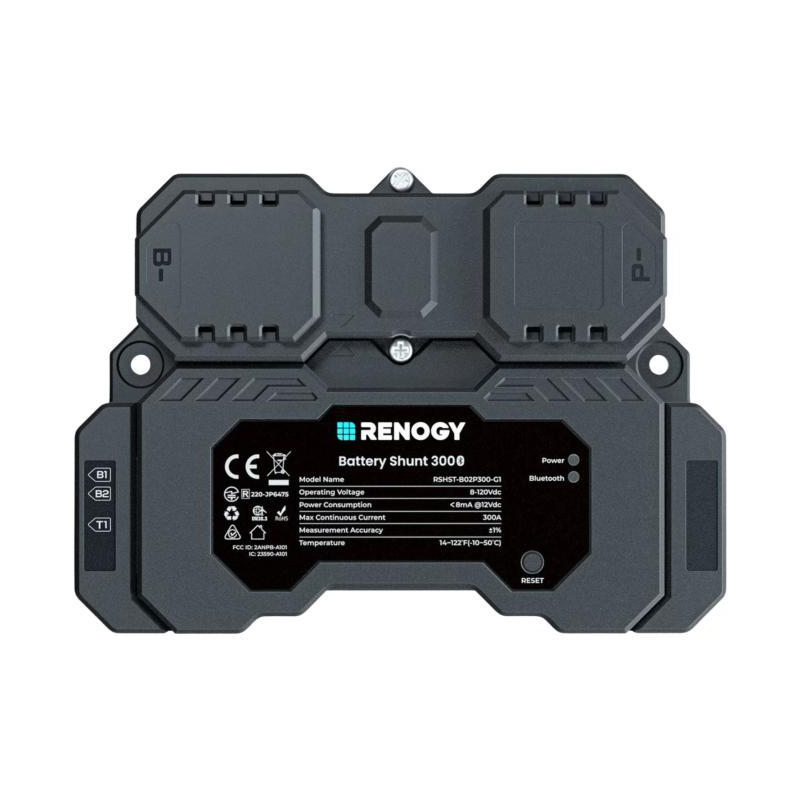 Medidor de baterÍa renogy smart shunt 300a