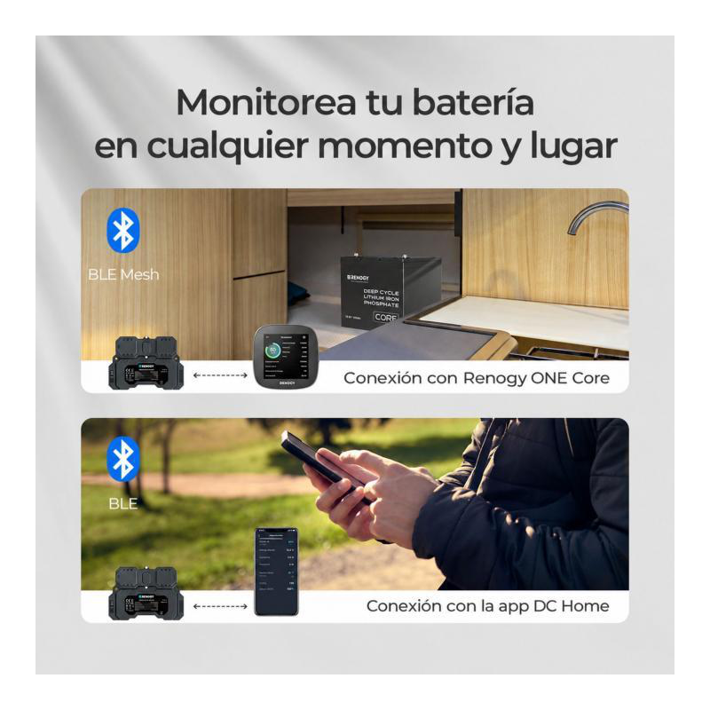 Medidor de baterÍa renogy smart shunt 300a