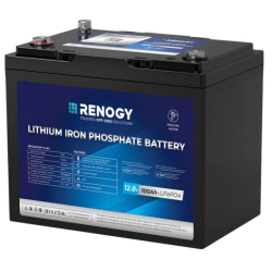 BaterÍa motor de arrastre de litio 12v / 100ah (150a de descarga continua) renogy lifepo4 (mini) (bluetooth)