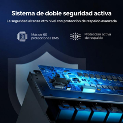 BaterÍa de litio 12v / 200ah renogy lifepo4 (pro) (bluetooth)