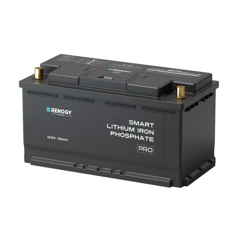 BaterÍa de litio 12v / 135 ah bajo asiento renogy lifepo4 (pro) (bluetooth)