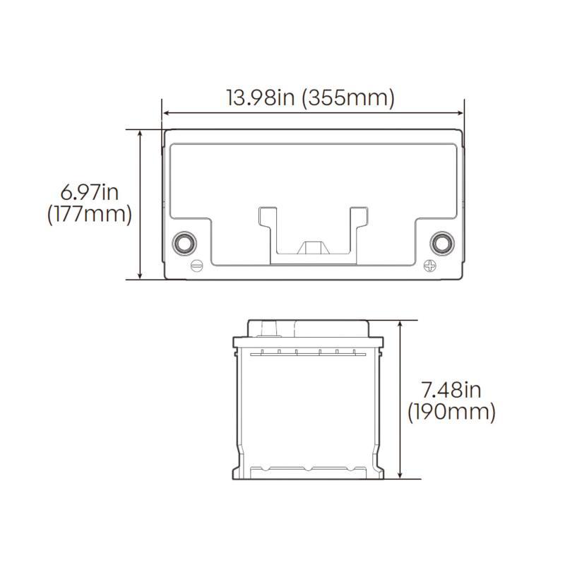 BaterÍa de litio 12v / 135 ah bajo asiento renogy lifepo4 (pro) (bluetooth)