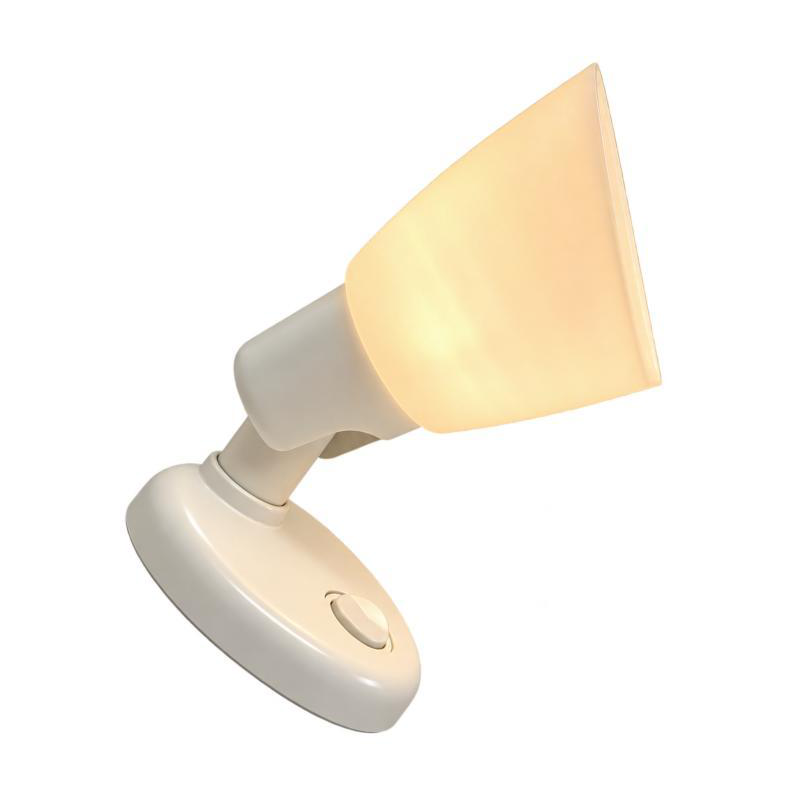 Spotleuchte opal weiß 12v, 10w, halogen
