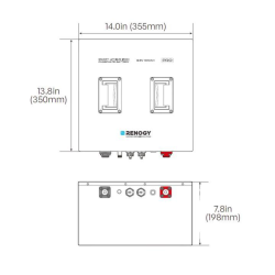 BaterÍa de litio 12v / 500 ah bajo asiento renogy lifepo4 (pro) (bluetooth)