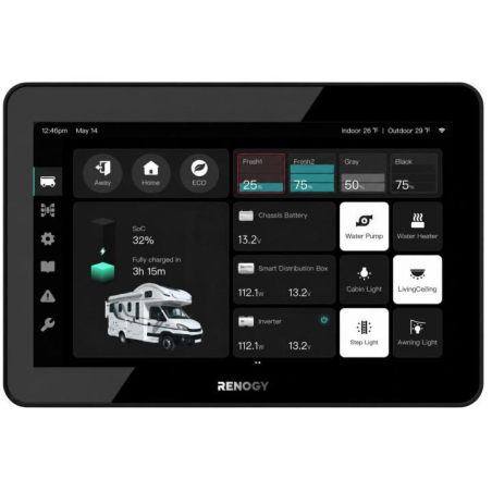 Panel de control tÁctil renogy one vision 7