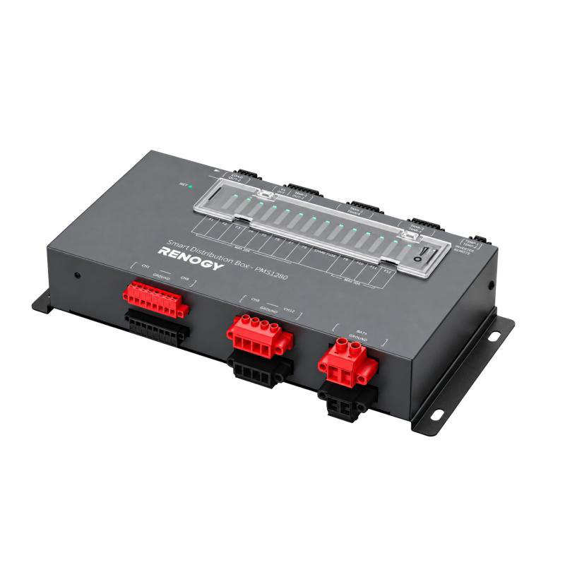 Caja de distribuciÓn renogy pms1280 (12 salidas ) 80a