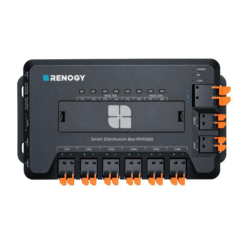 Caja de distribuciÓn renogy (8 salidas ) 60a
