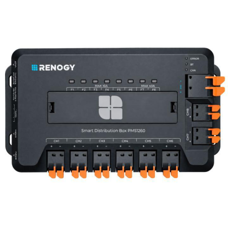 Caja de distribuciÓn renogy (8 salidas ) 60a