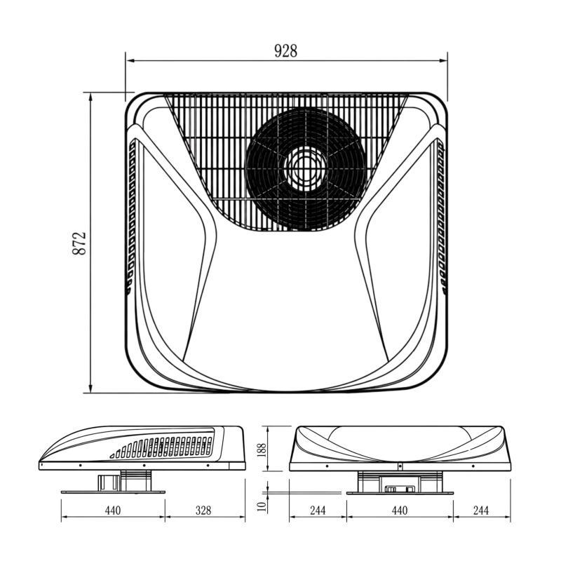 Aire acondicionado 12v. eurofrigo northwind 2.6