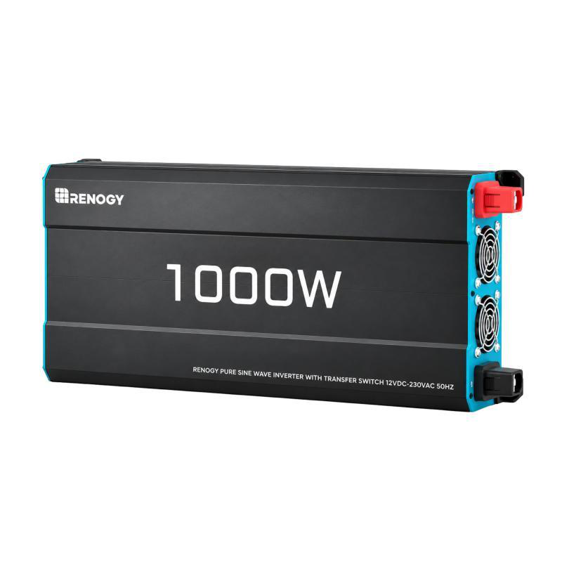 Inversor de onda pura 1000w renogy (ats)