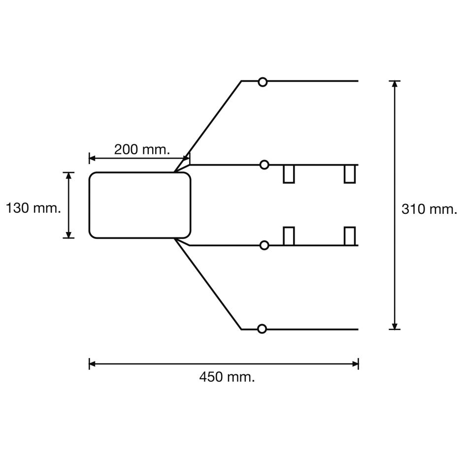 RETROVISOR HANDY XL EXTENDED