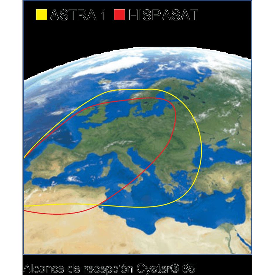 ANTENA PARABOLICA AUTOMATICA OYSTER® VISION II Ø65CM SKEW