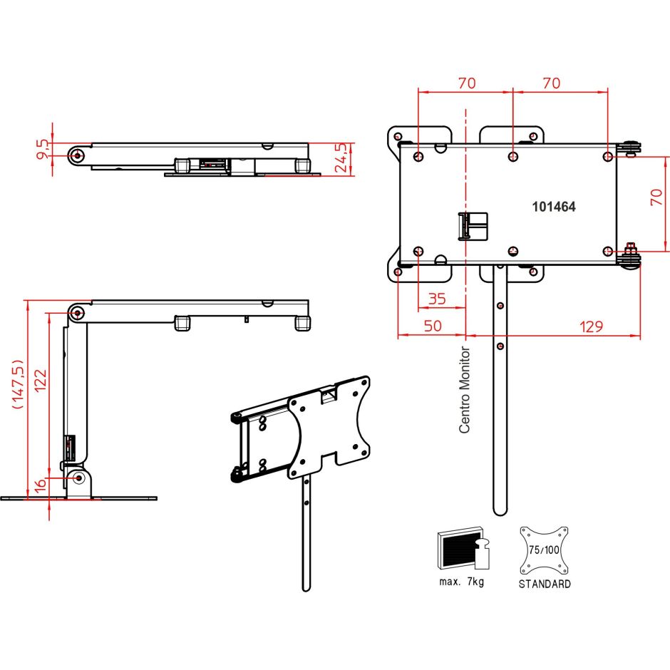 SOPORTE TV BASIC 1