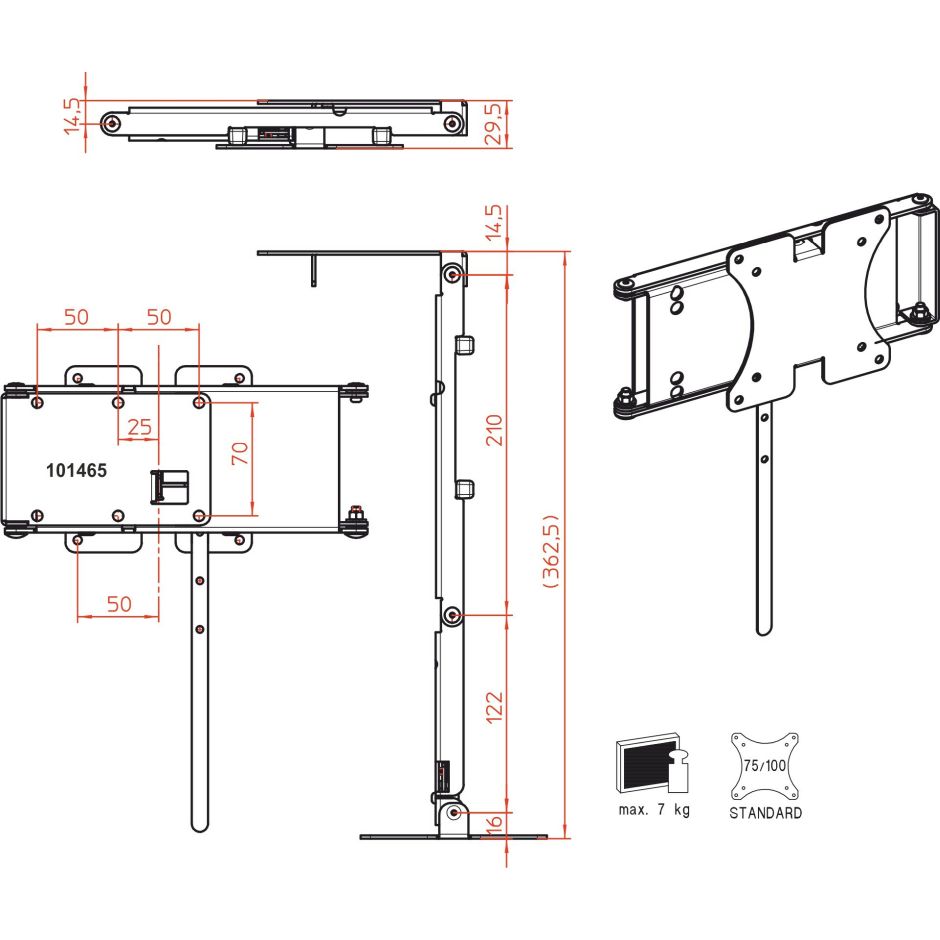 SOPORTE TV BASIC 2