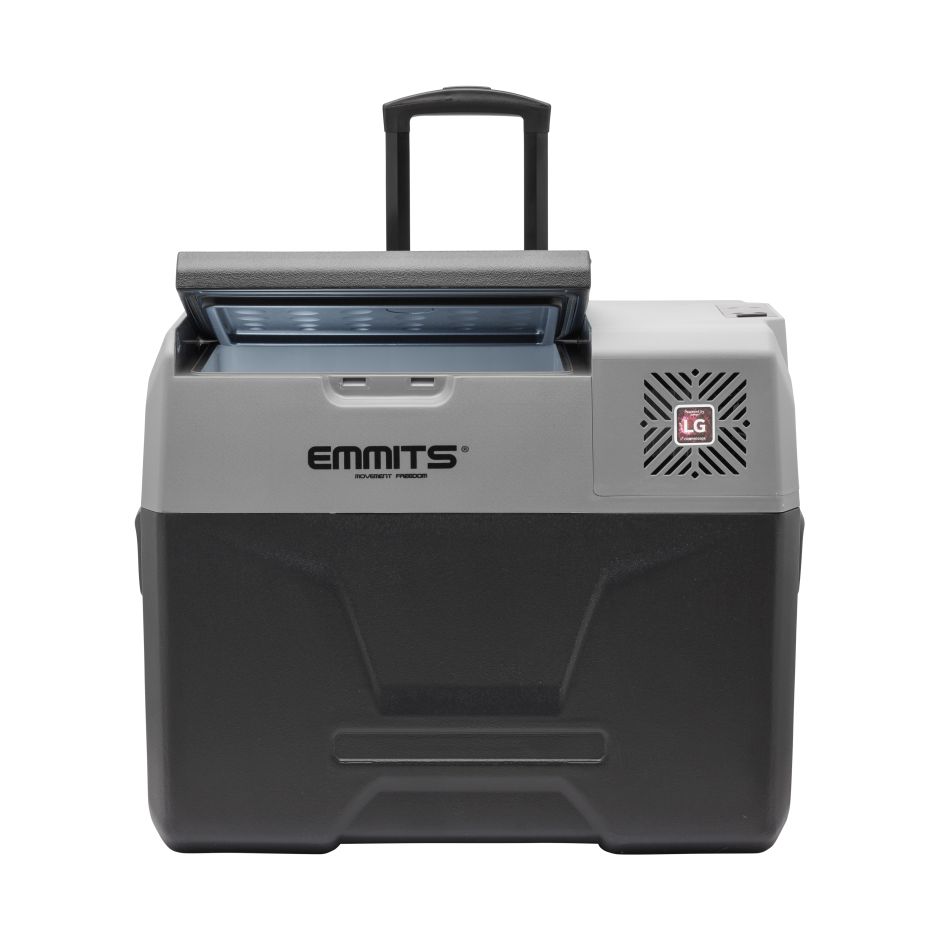 NEVERA EMMITS 40 L. COMPRESOR LG C. RUEDAS Y ASA TRANSPORTE 12,24/220V
