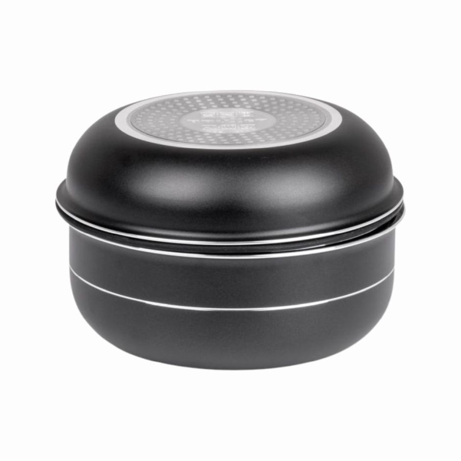 JUEGO CAZUELAS ALUMINIO MINI Ø 20 CON FUNDA PIRATE SPACEMASTER