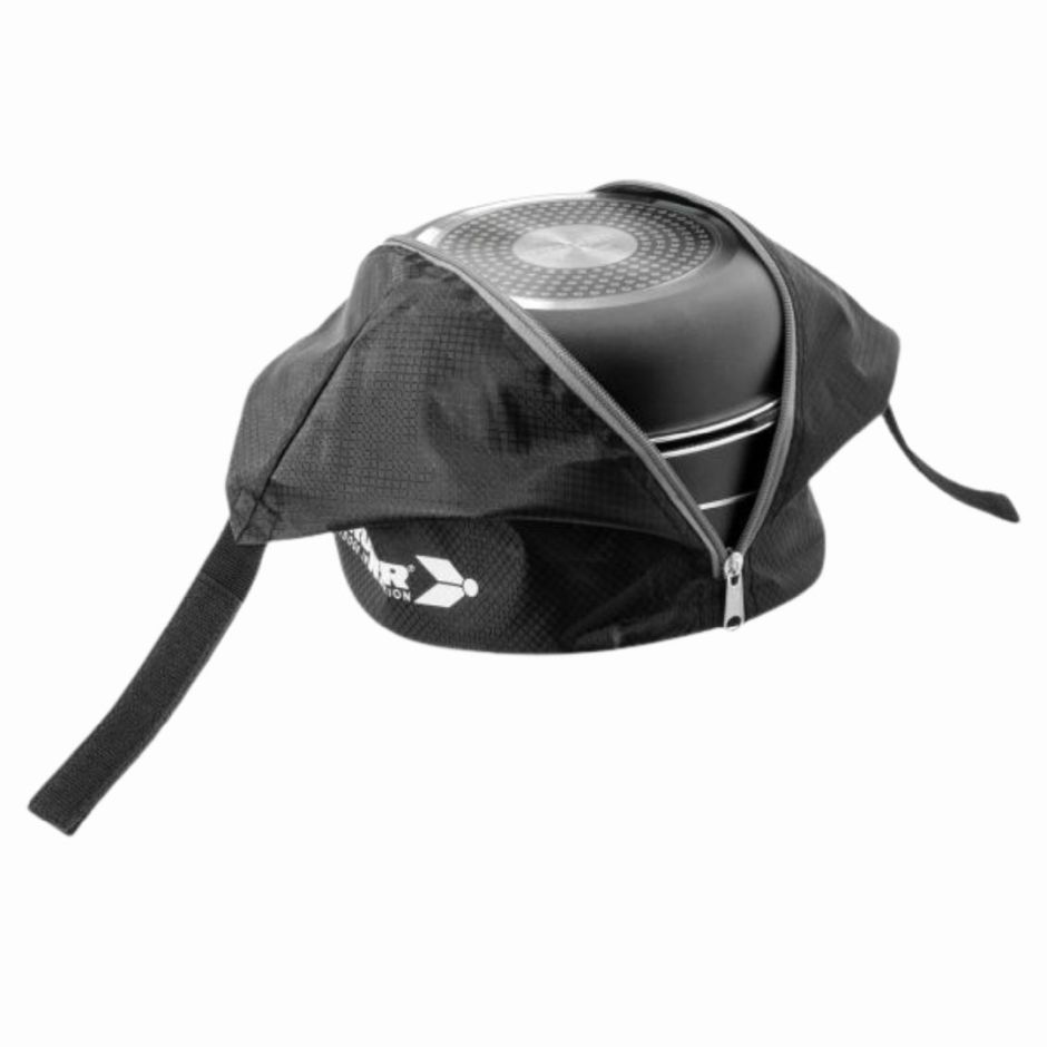 JUEGO CAZUELAS ALUMINIO MINI Ø 20 CON FUNDA PIRATE SPACEMASTER